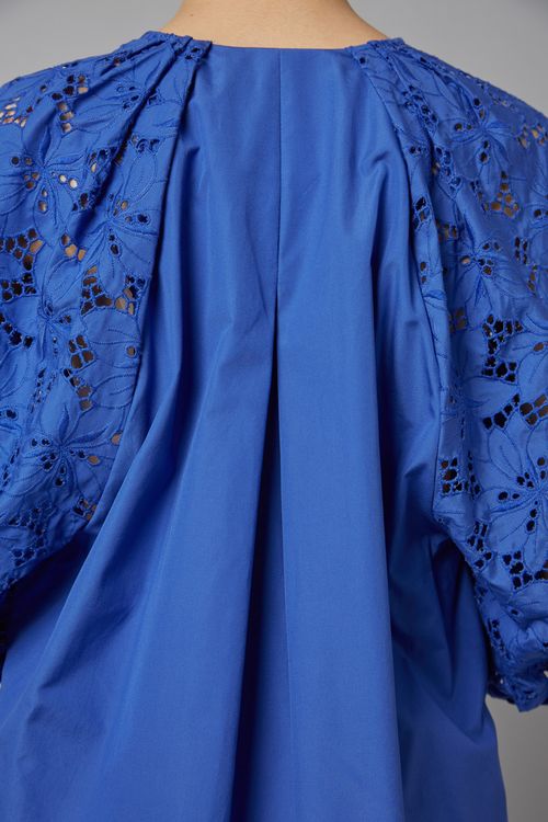 レースバルーンスリーブワンピース