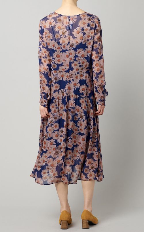 フラワープリントワンピース