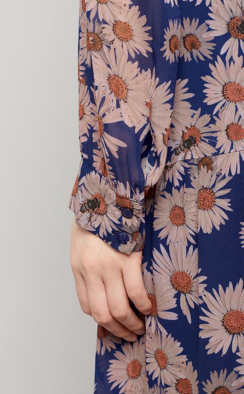 フラワープリントワンピース