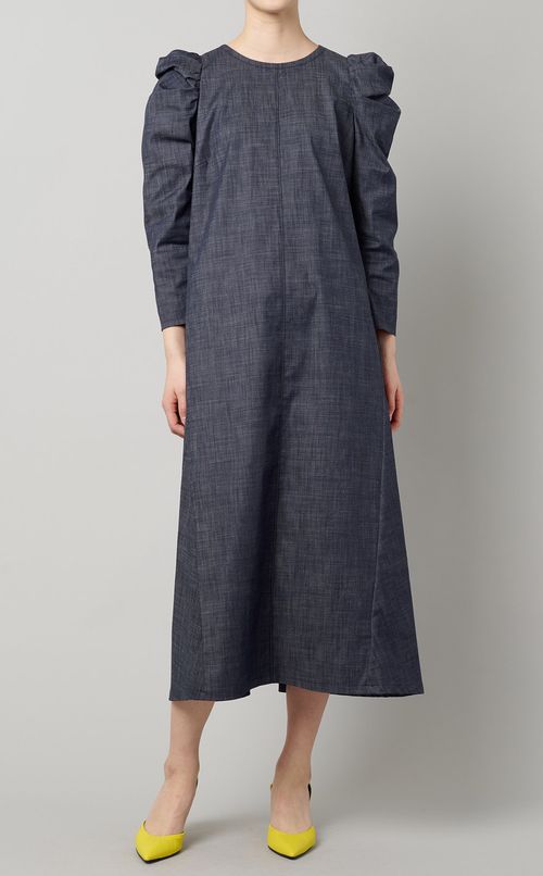 パワーショルダーストレッチワンピース