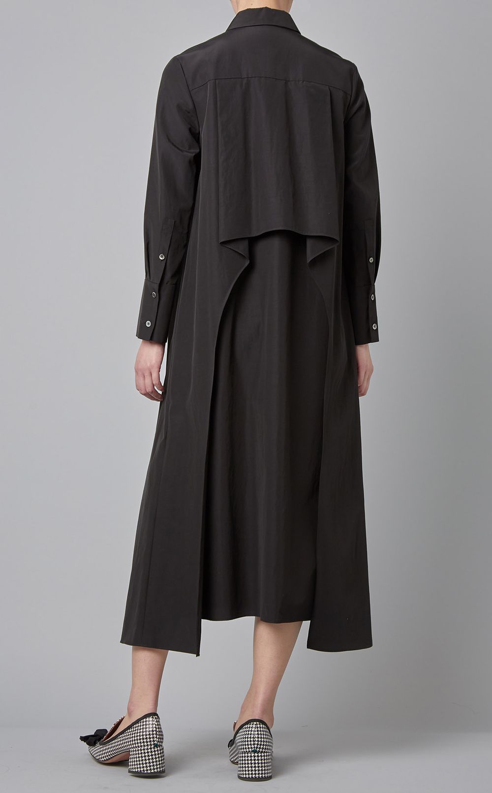 レイヤードシャツワンピース