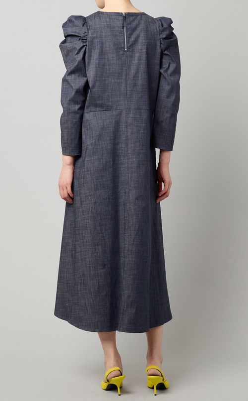 パワーショルダーストレッチワンピース