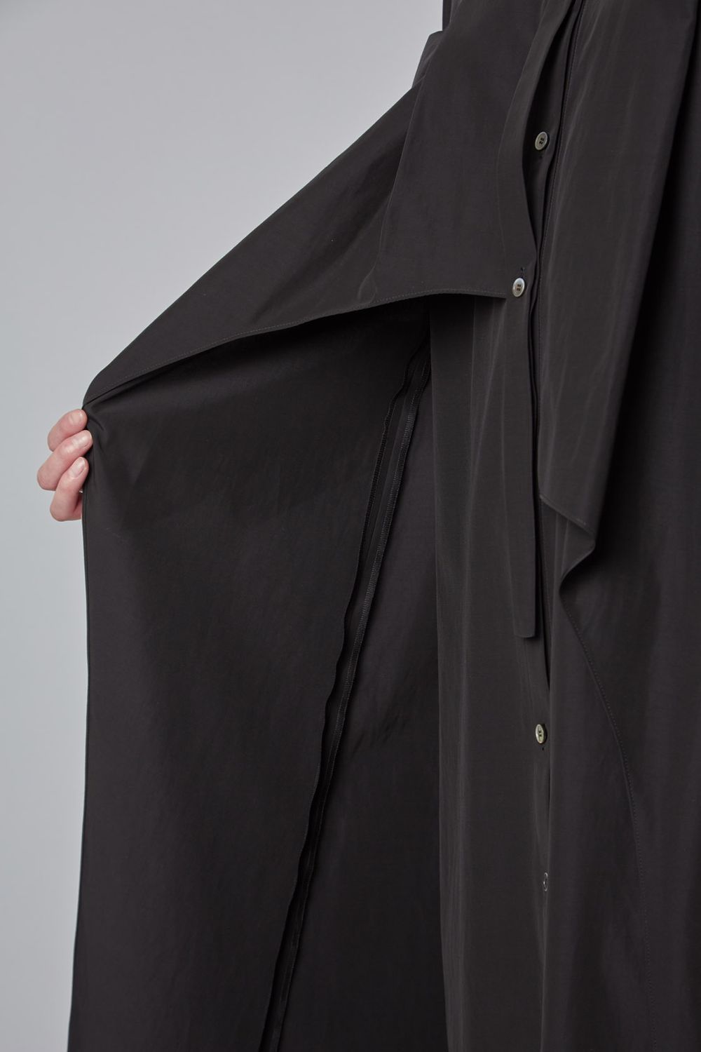 レイヤードシャツワンピース