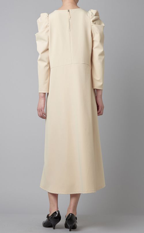 パワーショルダーストレッチワンピース