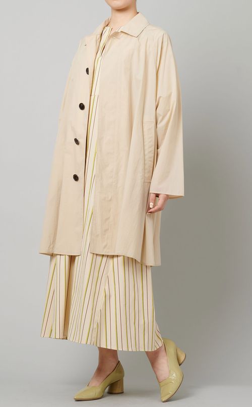 ナイロンステンカラーコート