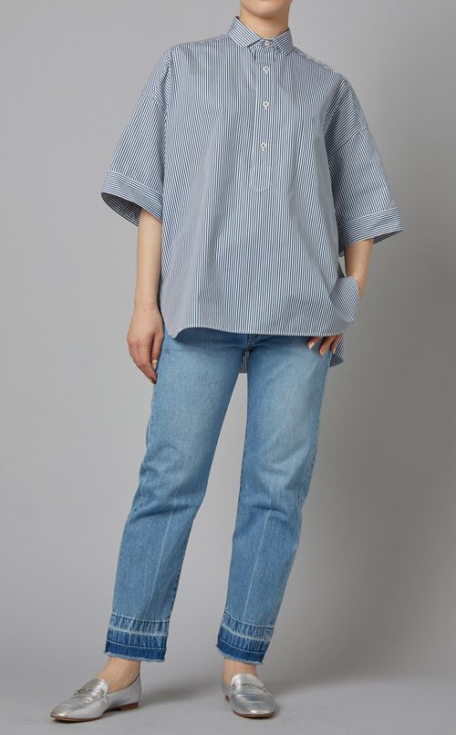 カットオフデニムパンツ