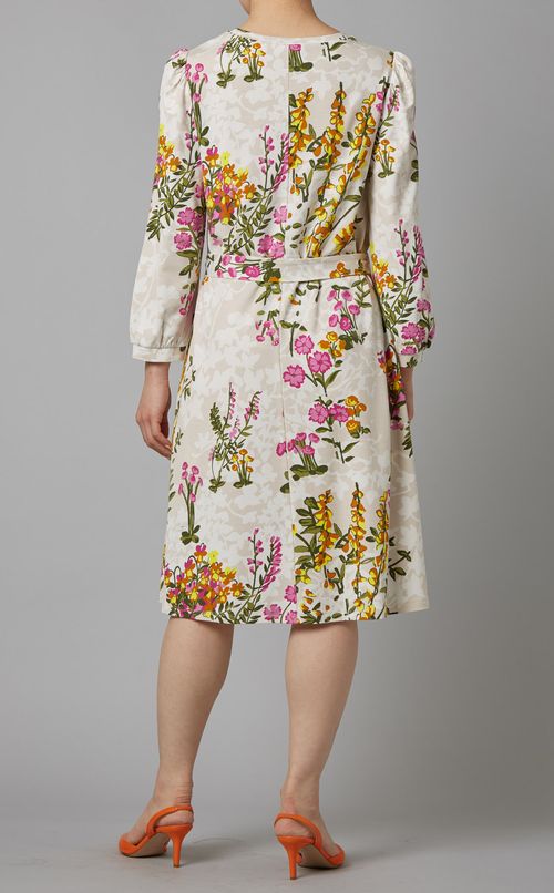 プリントジャージーワンピース