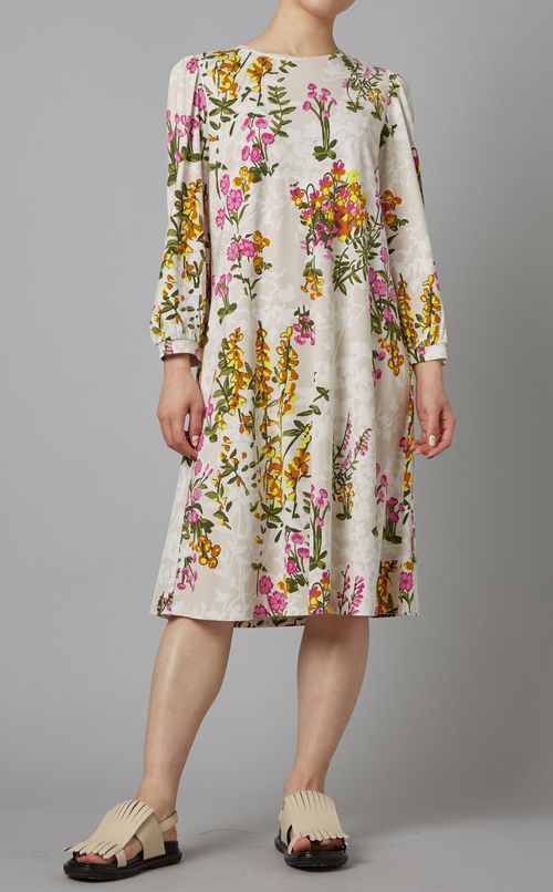 プリントジャージーワンピース