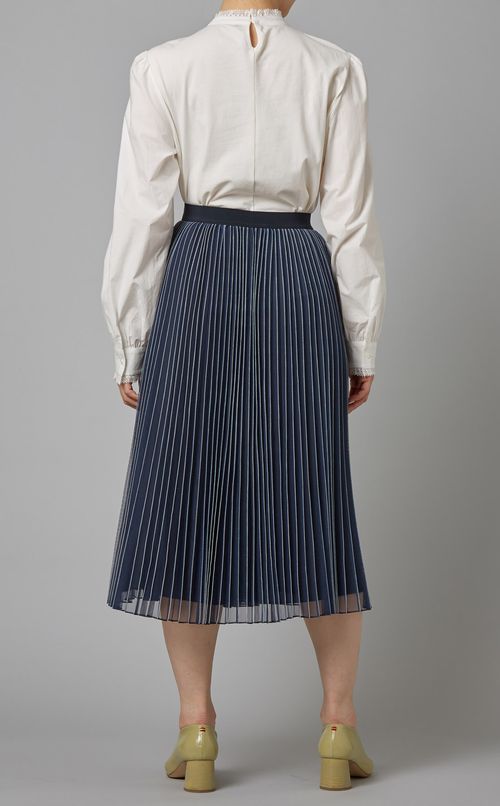 チュールアコーディオンプリーツスカート