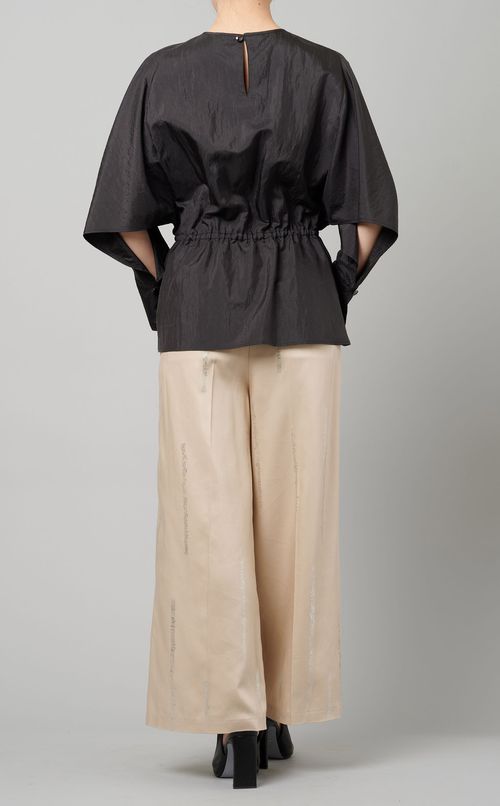 オープンスリーブシャツプルオーバー