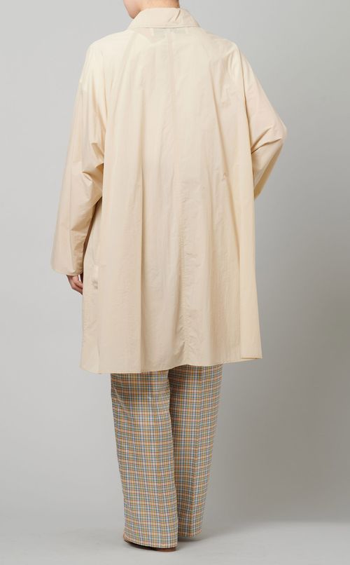 ナイロンステンカラーコート