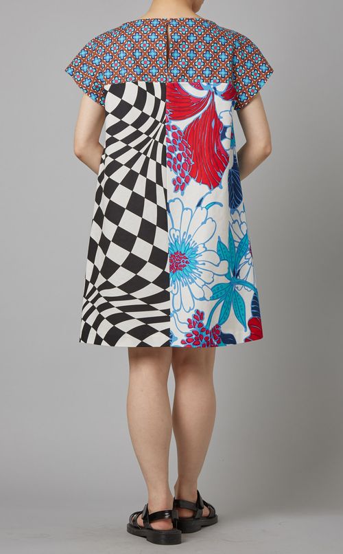 パネルプリントミニワンピース