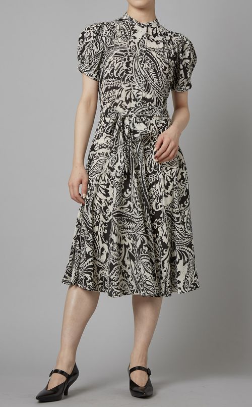 ペイズリープリントワンピース