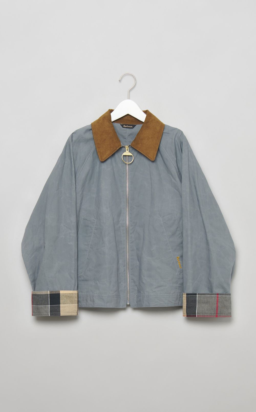 フロントジップショートブルゾン