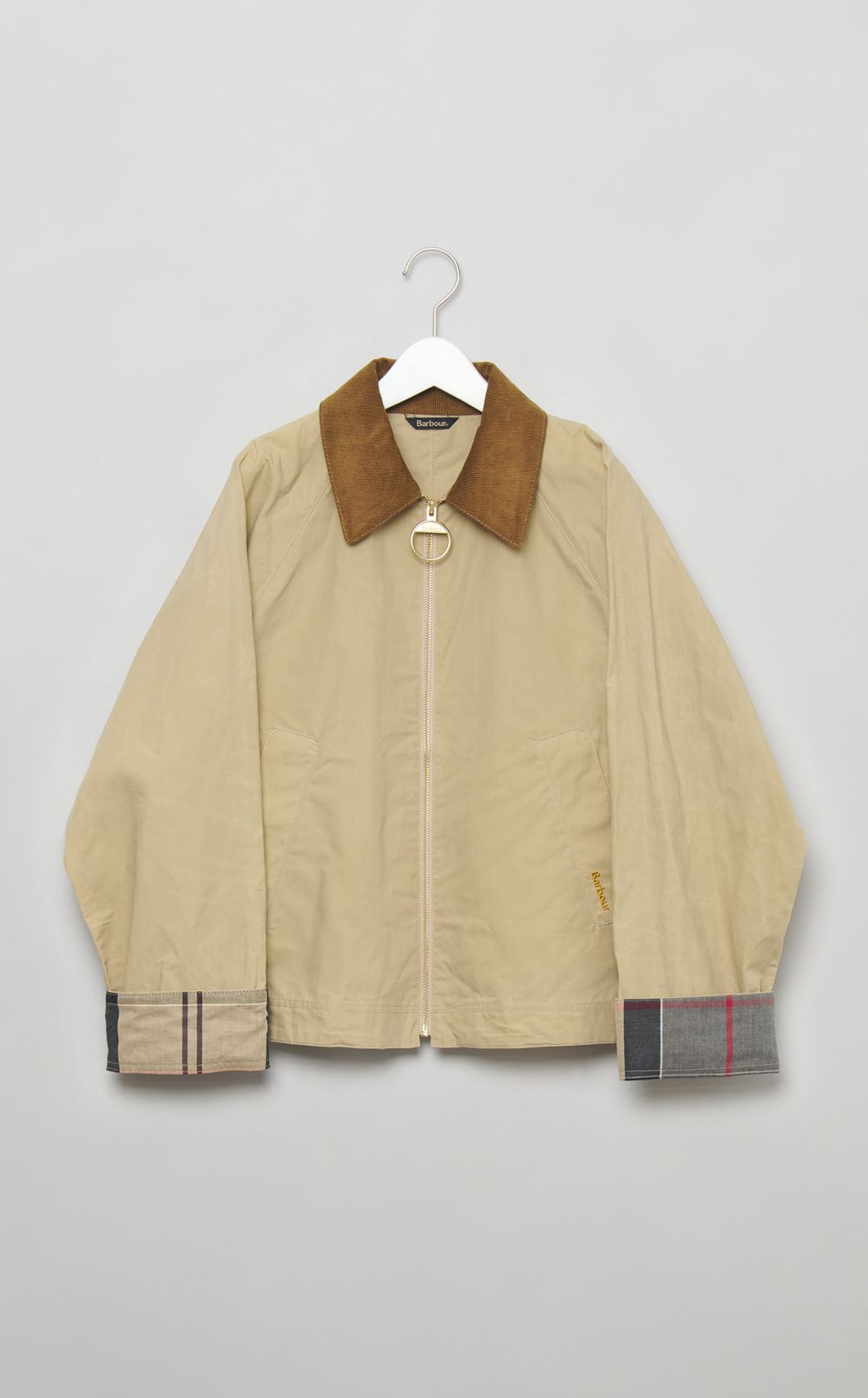 フロントジップショートブルゾン