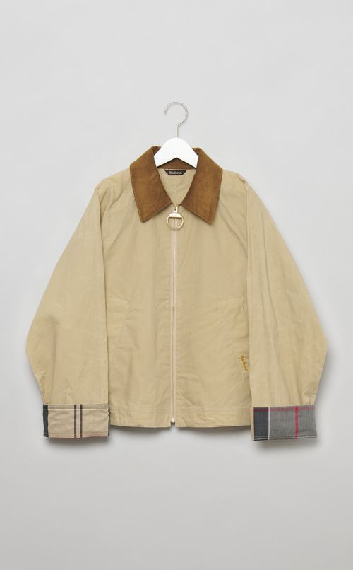 フロントジップショートブルゾン