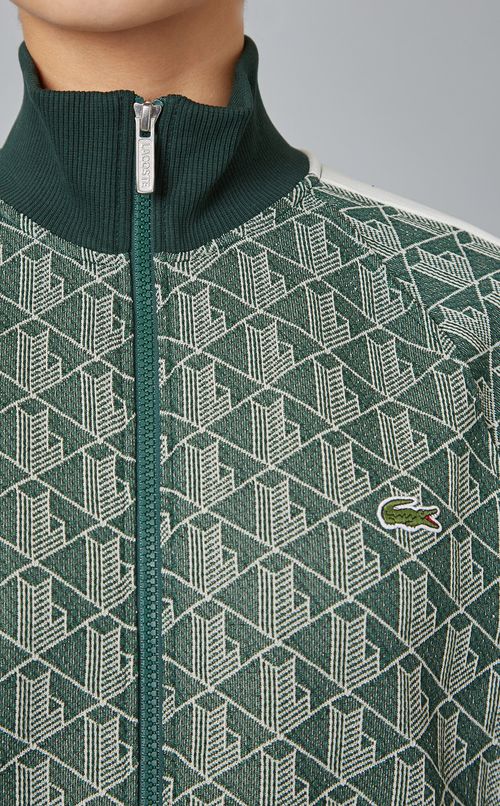 プリントジップアップパーカー