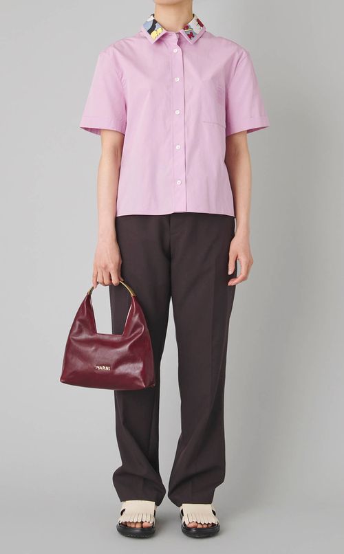 トップハンドルレザーミニバッグ