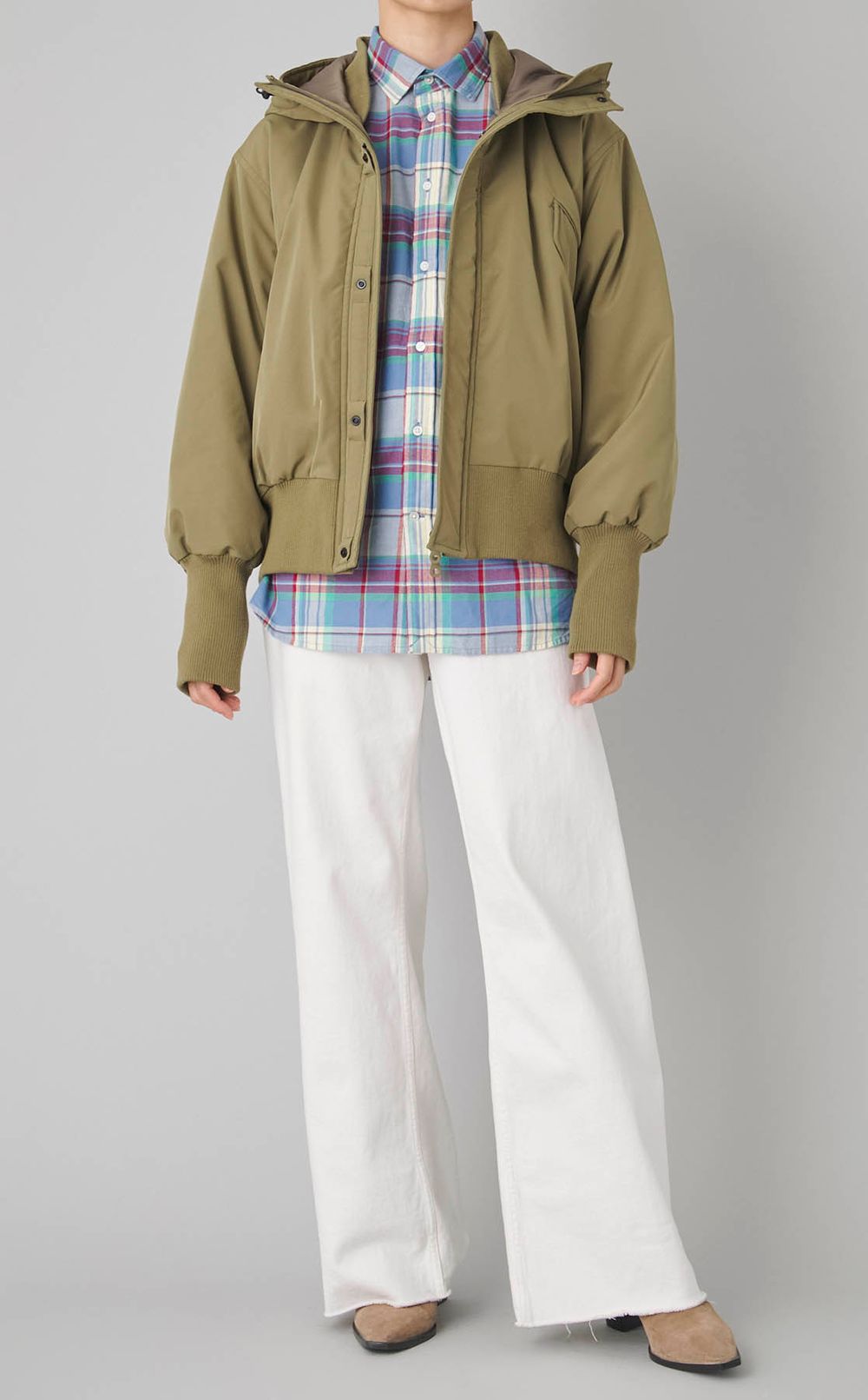 ストレッチショートモッズブルゾン