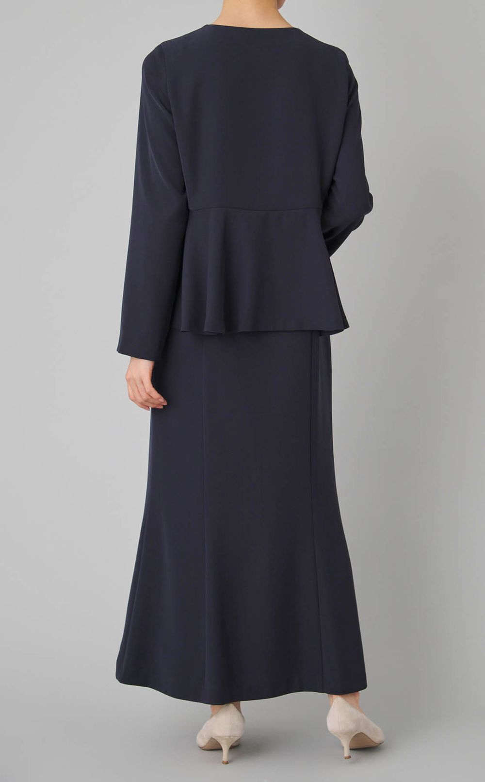 フレアジャケットセットワンピース