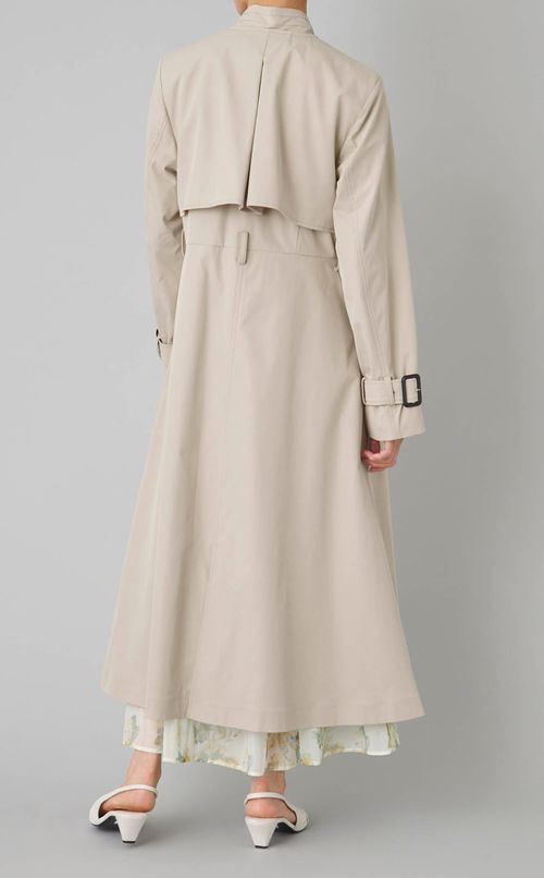 リボン付きトレンチコート