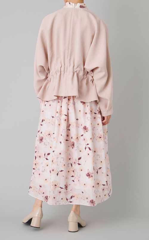 ドルマンスリーブノーカラージャケット