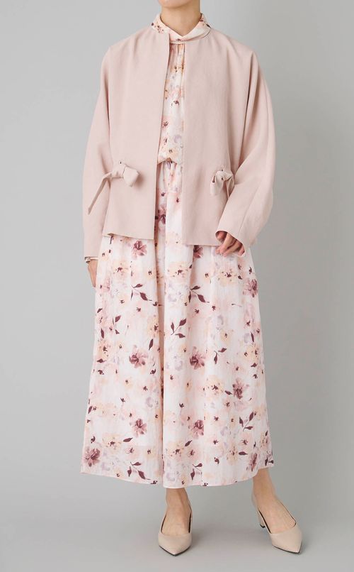 フラワープリントフレアスカート