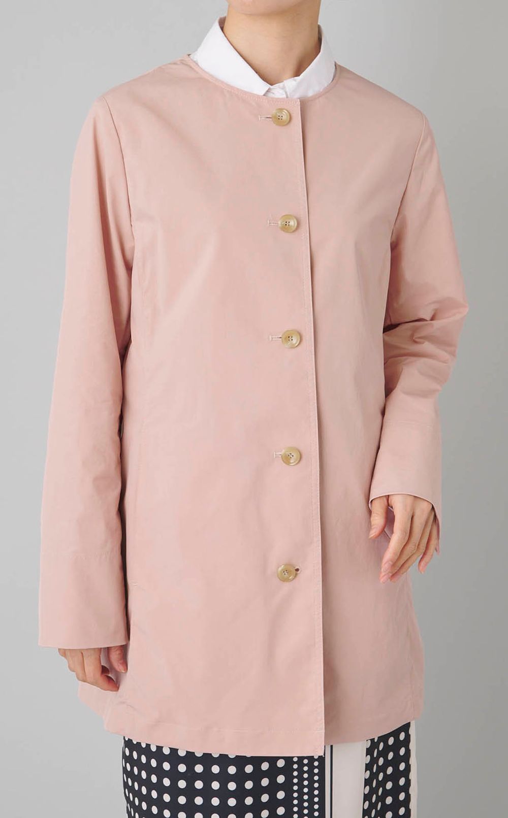 タフタステンカラーコート