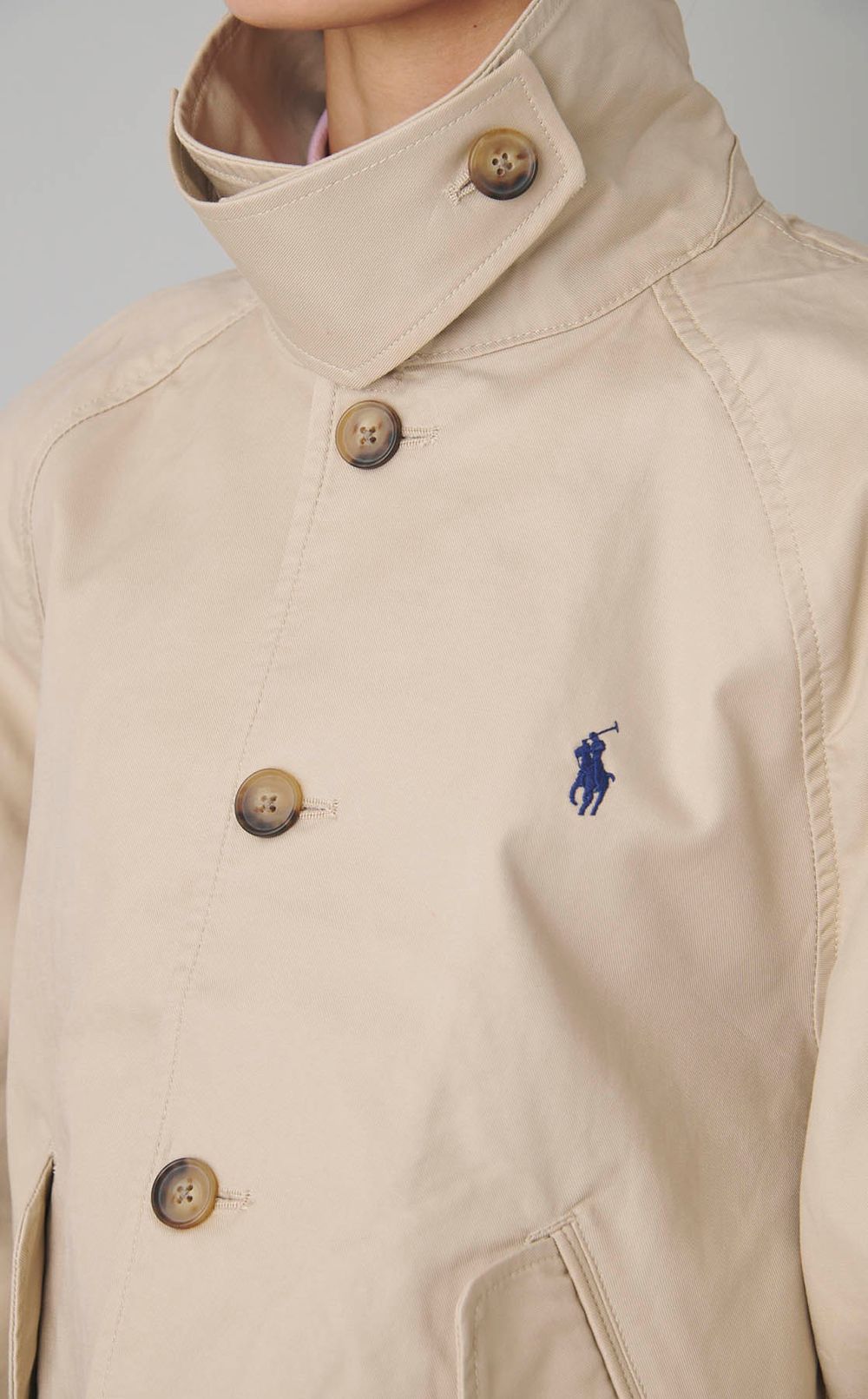 コットンフレアショートコート