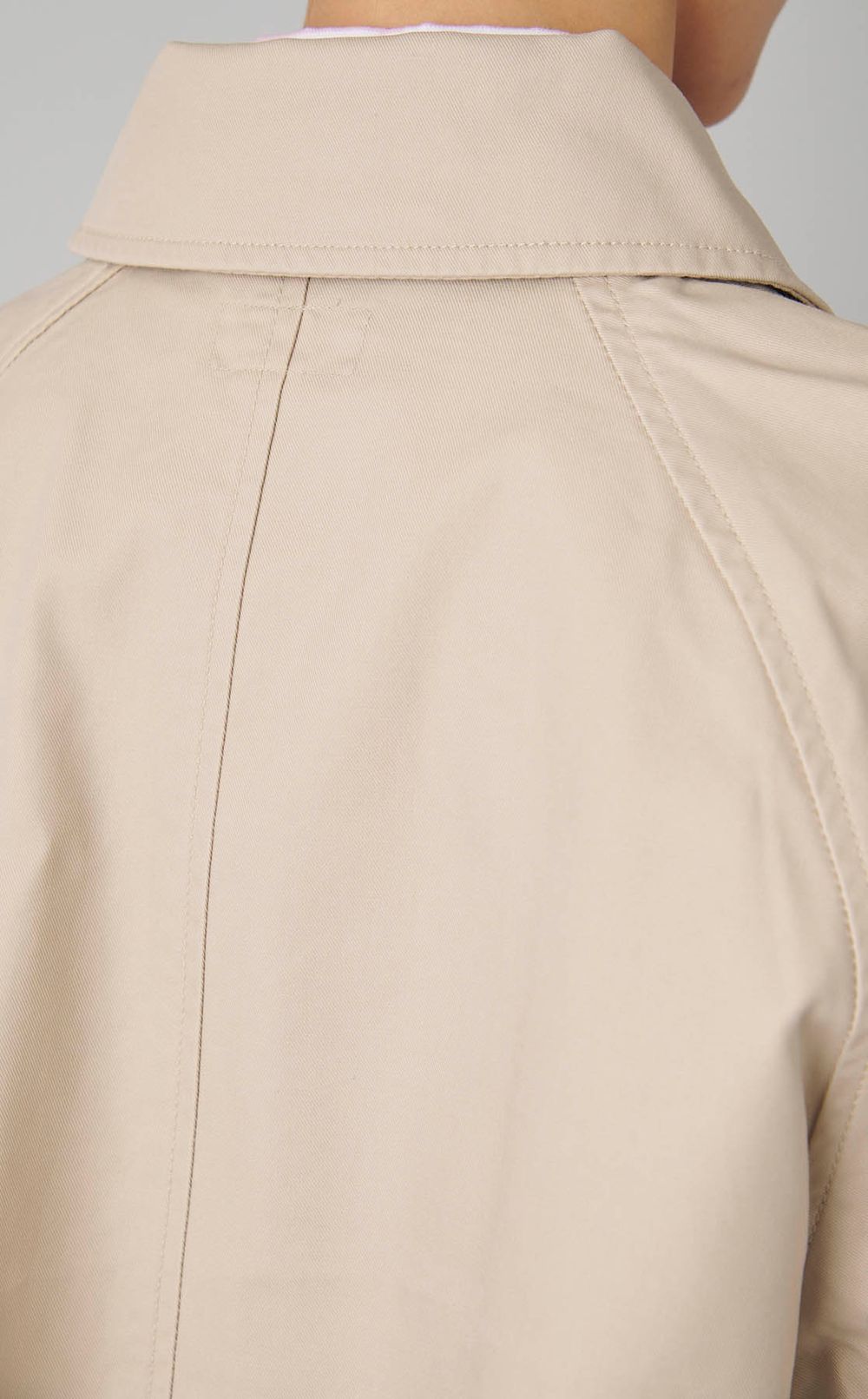 コットンフレアショートコート