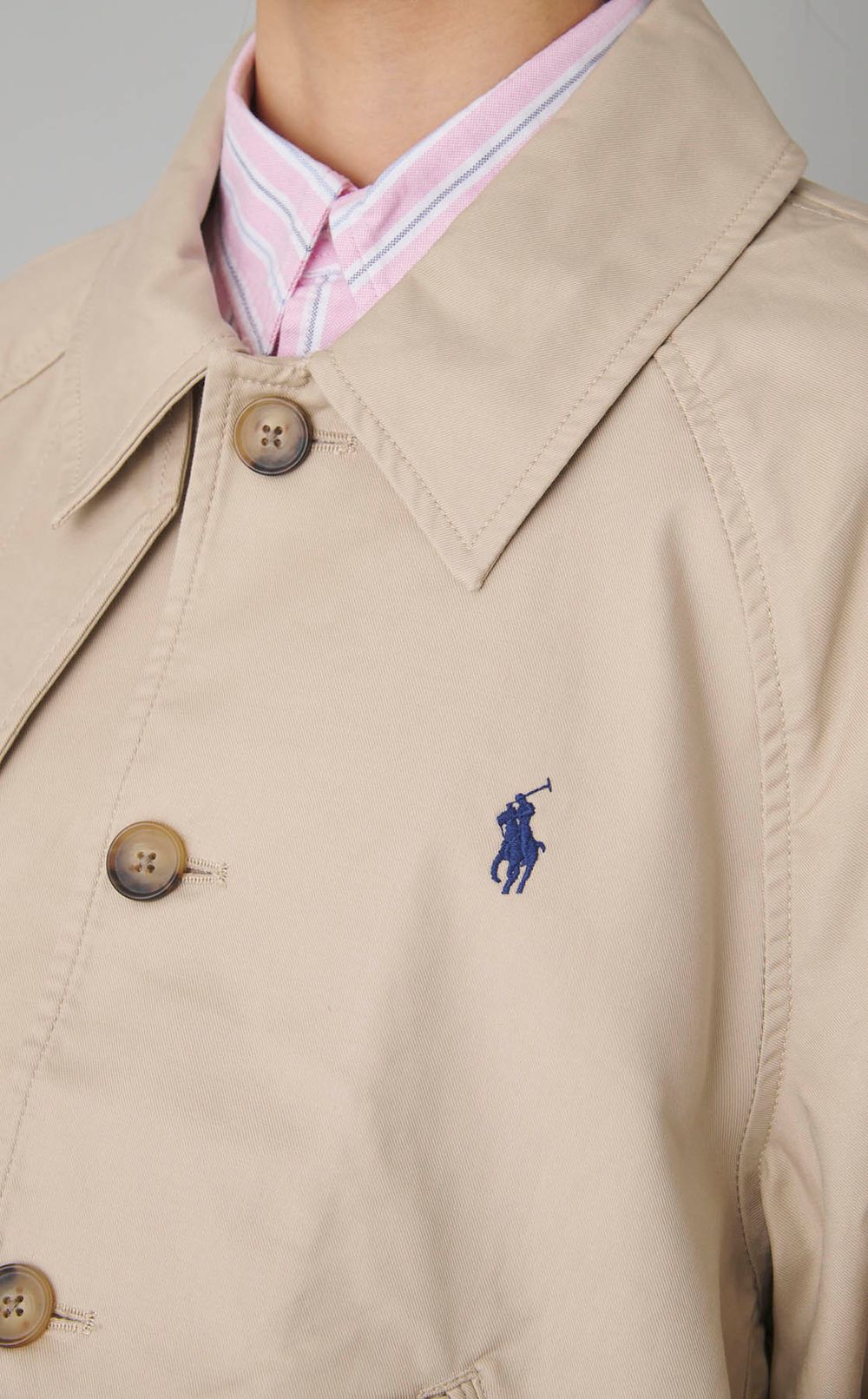 コットンフレアショートコート