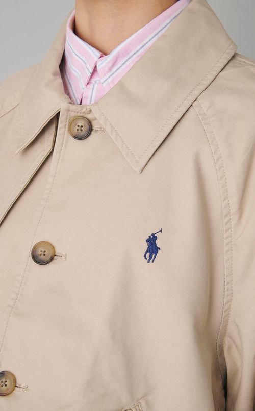 コットンフレアショートコート