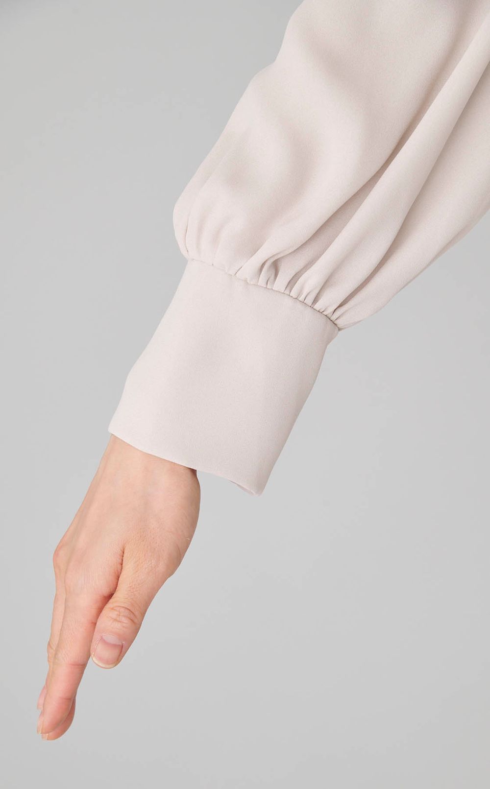 異素材コンビギャザーワンピース