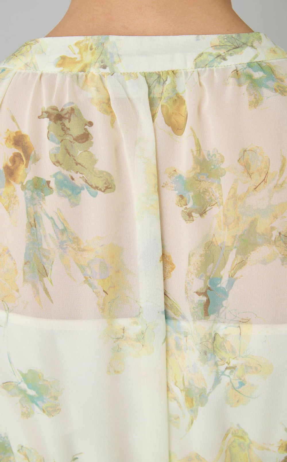 マーブルフラワーワンピース