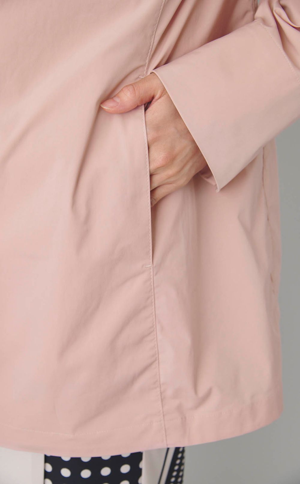 タフタステンカラーコート