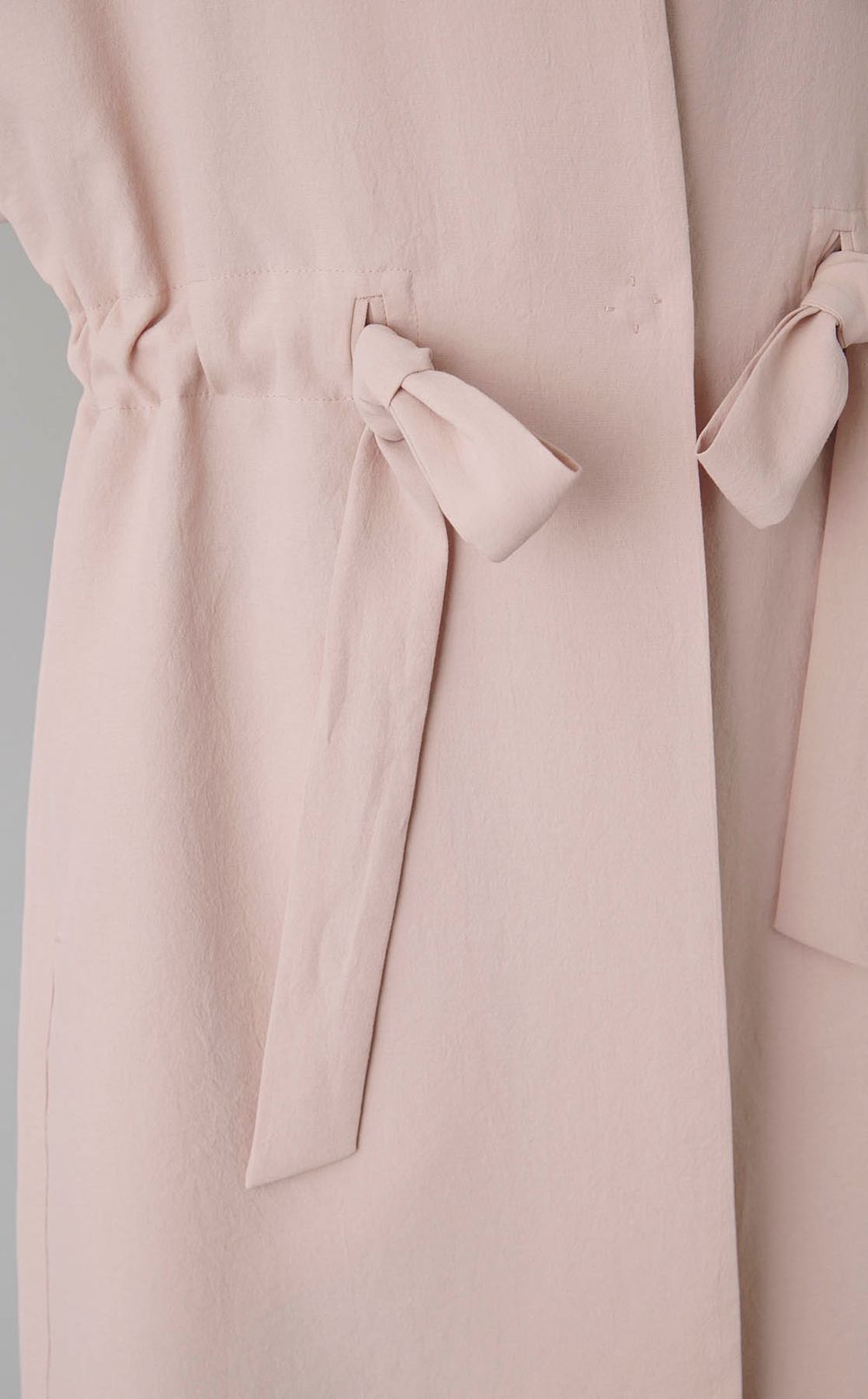 ドルマンスリーブノーカラーコート