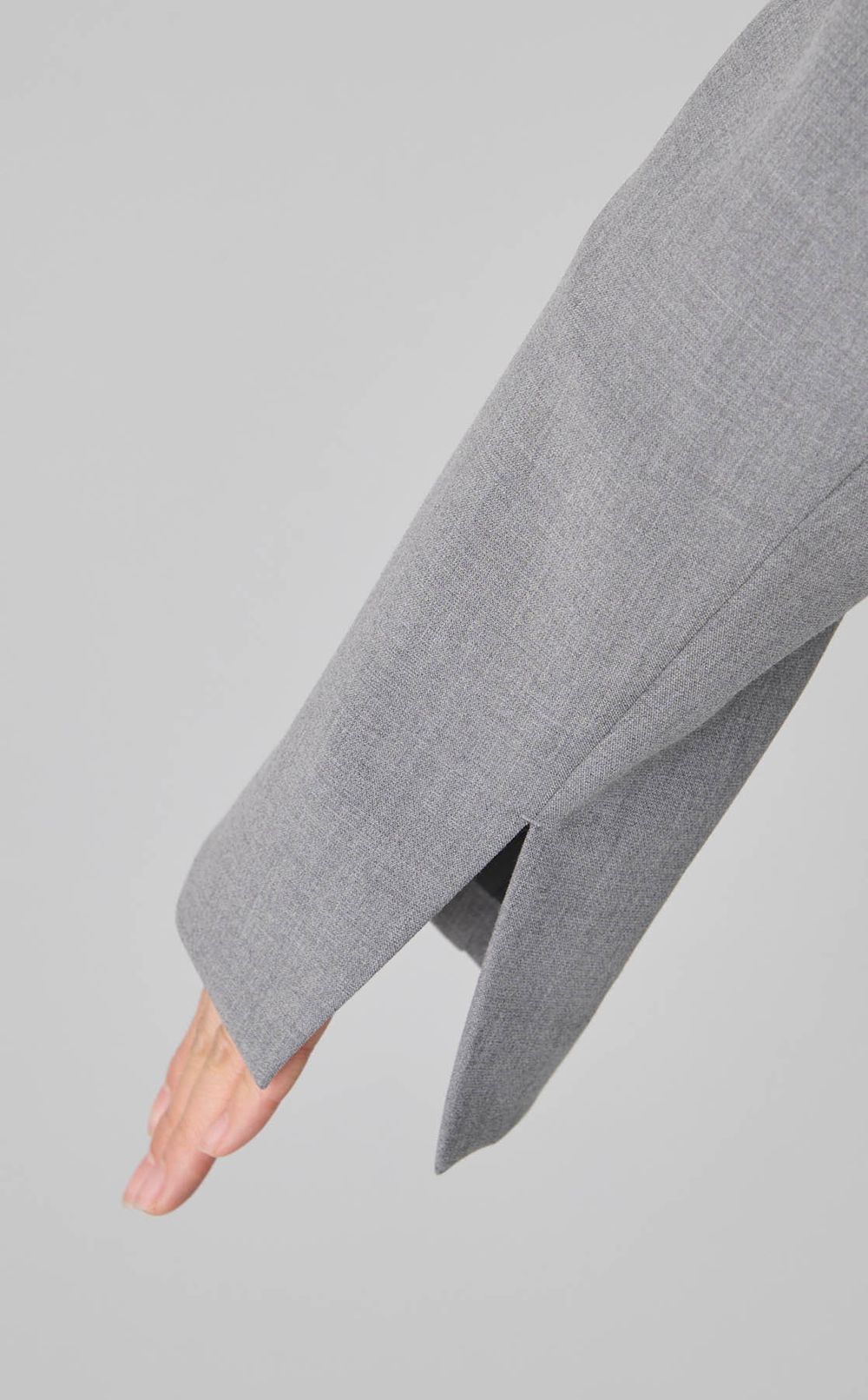 ノーカラーリボンジャケット