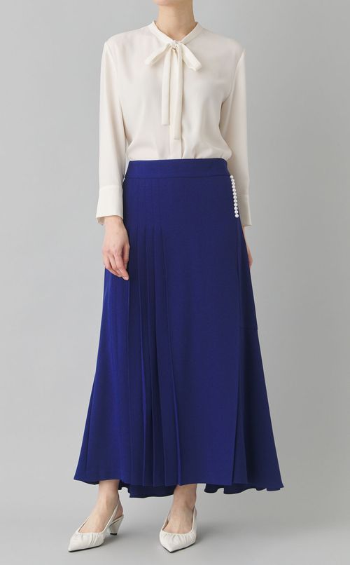 パールプリーツスカート