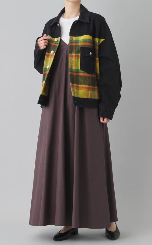 コットン2wayキャミソールワンピース