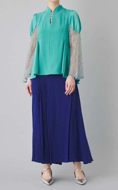 パールプリーツスカート