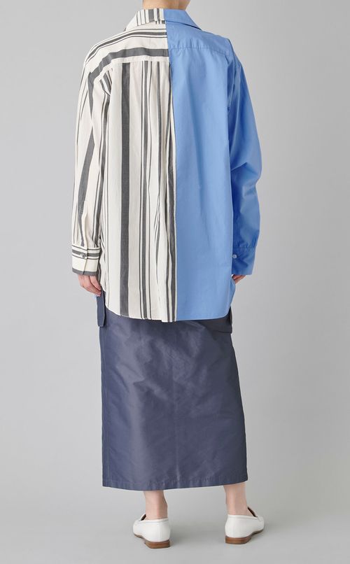 【reADdress】パッチワークCPOシャツ