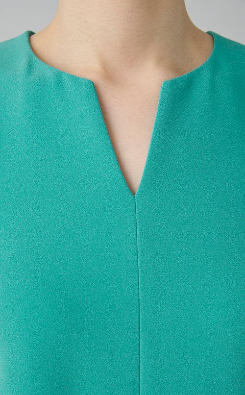 パール付バルーンスリーブワンピース