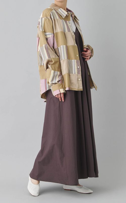 【reADdress】パッチワークシャツ