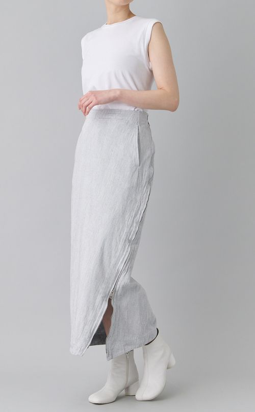 ヘリンボンバイアスタイトロングスカート