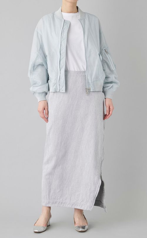 ヘリンボンバイアスタイトロングスカート