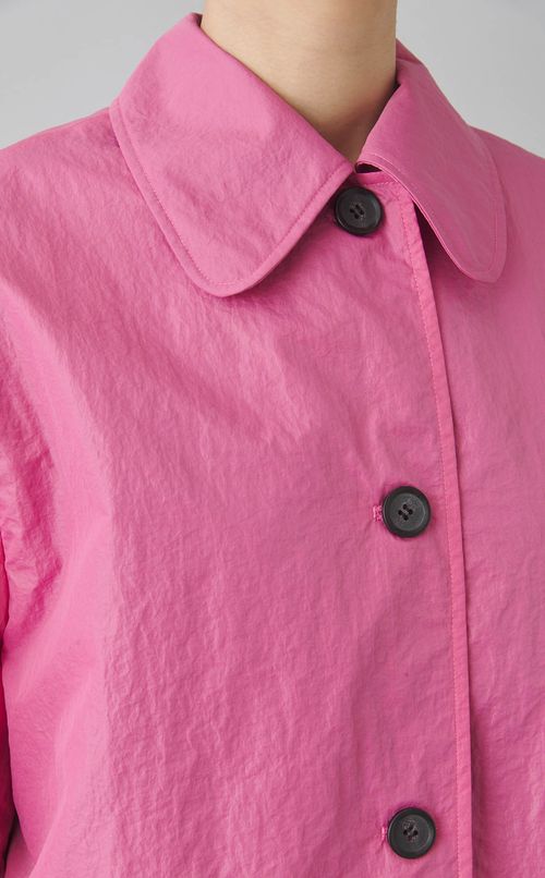 ステンカラーナイロンコート