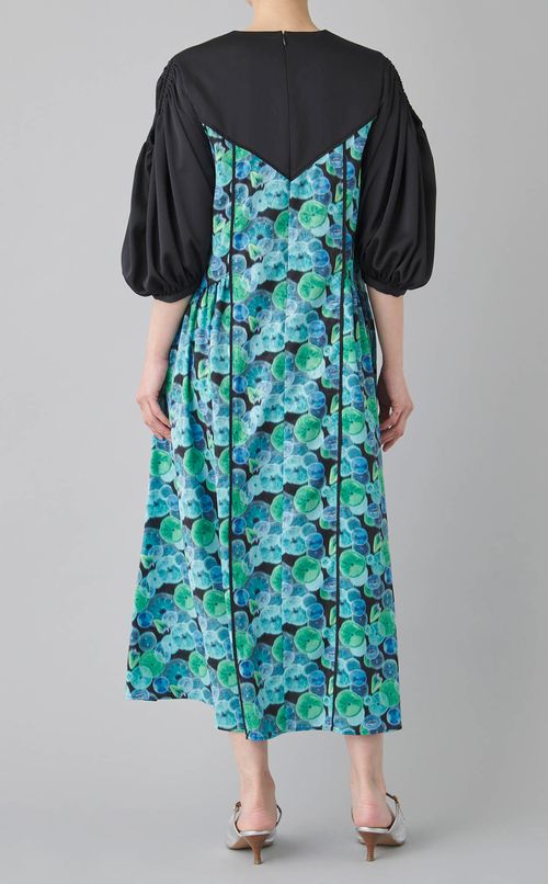 フルーツプリントパイピングワンピース