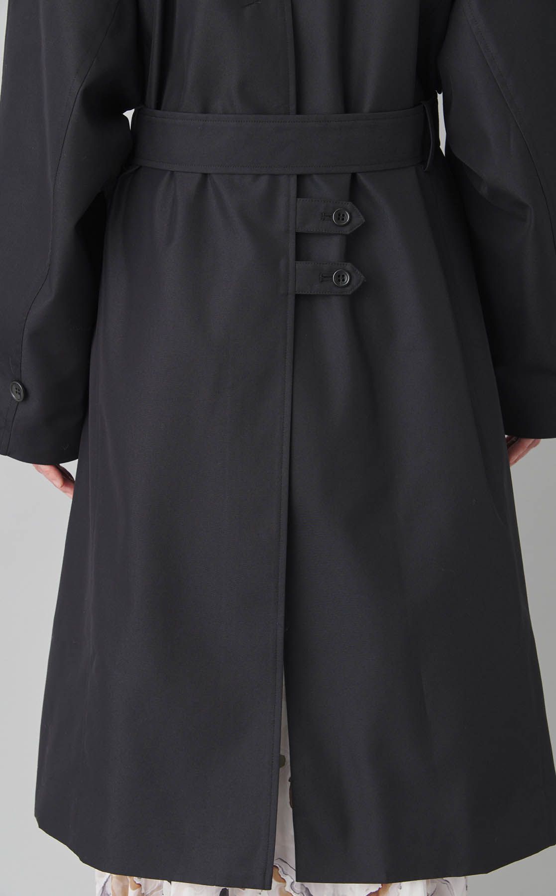 EZUMi｜バイカラーステンカラーコート