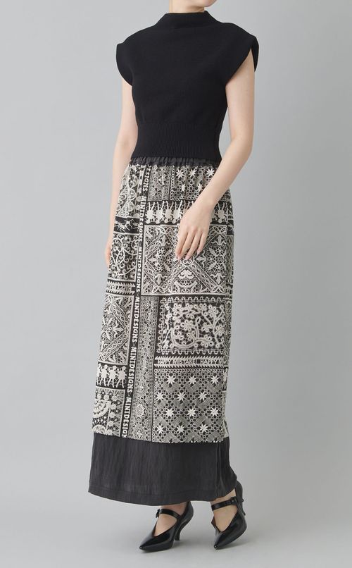 2wayコットンニットベスト