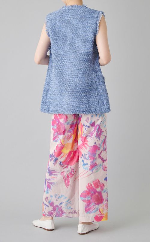 ニットツイードジレ